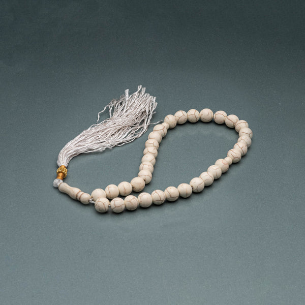 Black Aqeeq Stone Tasbih ( Khan Style ) with Free gift Box