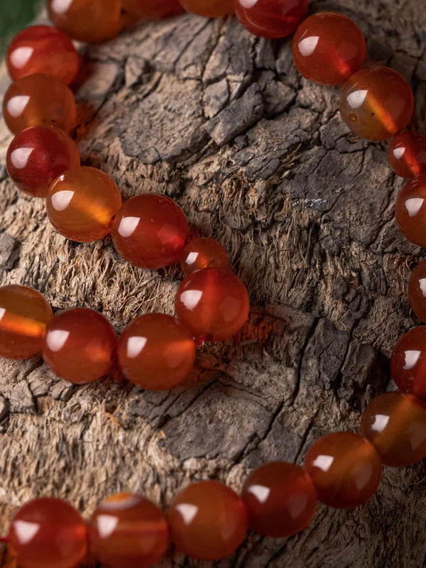 Aqeeq Sulemani Stone 33 Beads 10mm Tasbih ( Khan Style )